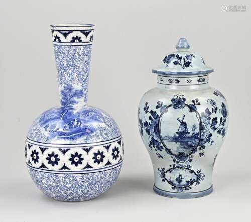 Two antique vases, 1900