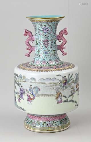 Chinese vase, H 37 cm.