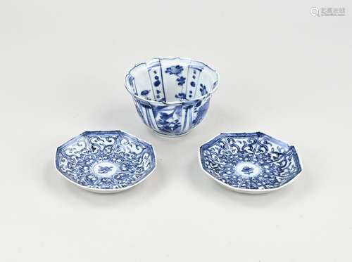 Three parts Chinese porcelain