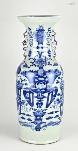 Chinese vase, H 57 cm.