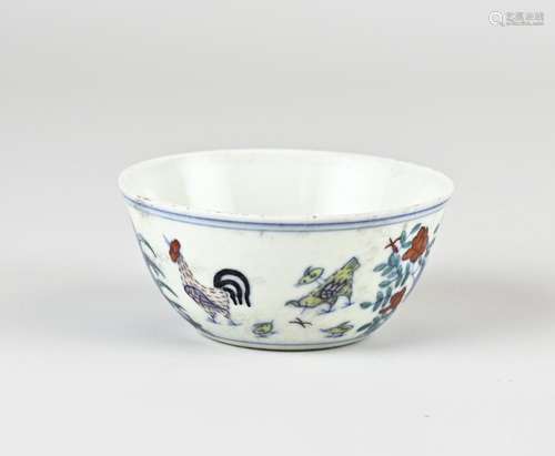 Chinese chicken cup, H 4 x Ø 8 cm.