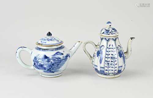 Two 18th century Chinese teapots