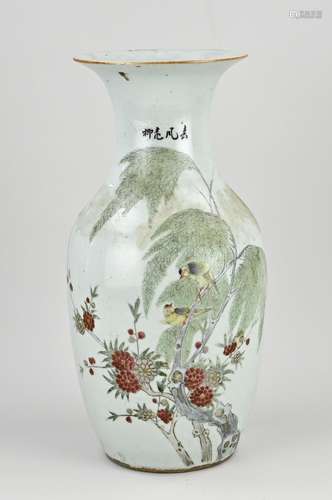 Chinese vase, H 42 cm.