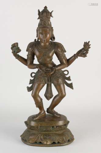 Oriental bronze Shiva, H 40 cm.
