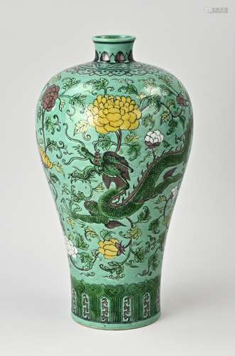 Chinese vase, H 32 cm.