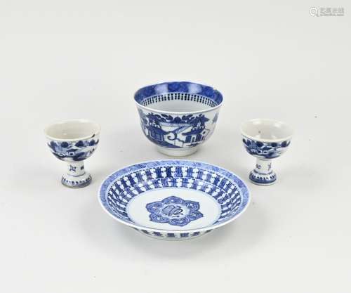 Four parts Chinese porcelain