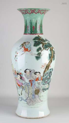 Large Chinese vase, H 60.5 cm.