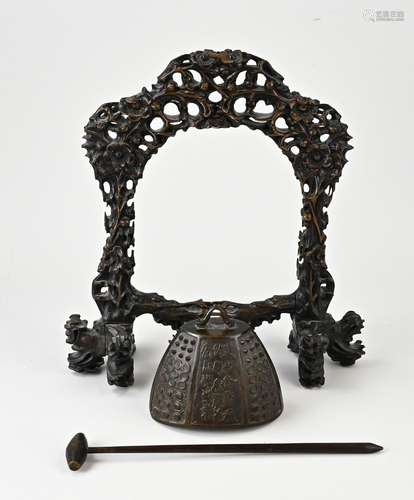 Antique Chinese bronze bell