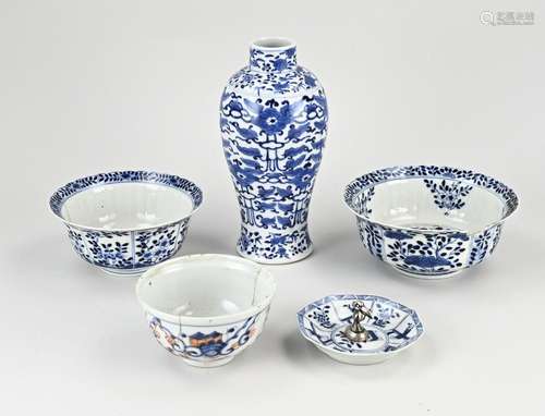 Lot of antique Chinese porcelain (5x)