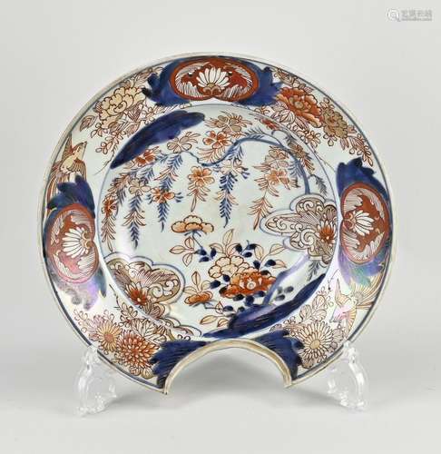 Japanese Imari shaving basin Ø 27 cm.