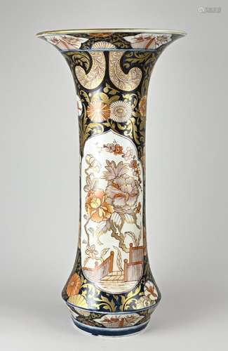 Capital 18th century Arita vase, H 60.5 cm.