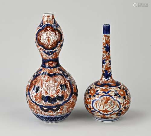 Two Japanese Imari vases