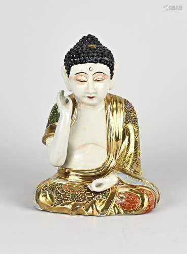 Antique Japanese Satsuma Buddha statue