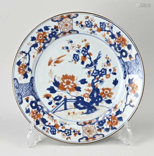 18th century Imari dish Ø 28 cm.