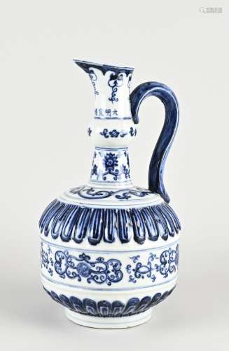 Chinese pitcher, H 29 cm.