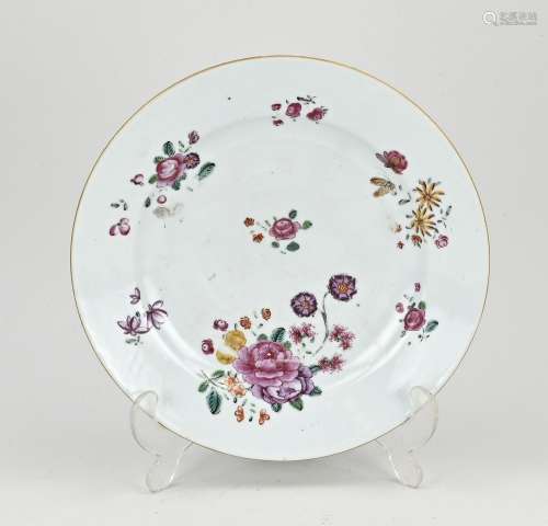 Chinese Family Rose plate Ø 23.2 cm.