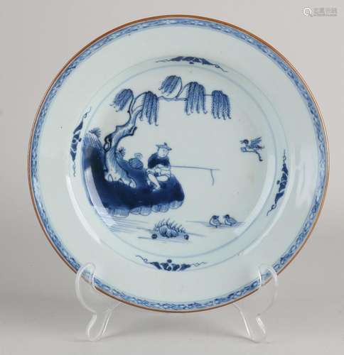 Chinese plate Ø 22.3 cm.