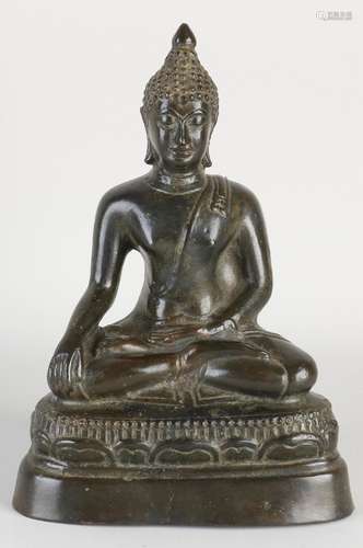 Antique Oriental figure, H 21 cm.