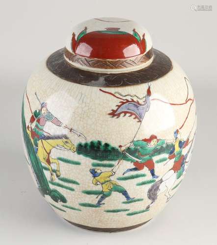 Chinese ginger jar Ø 20 cm.