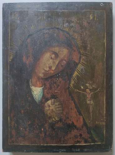 Icon "Mother of God Akhtyrskaya" (of Akhtyrka), Ru...