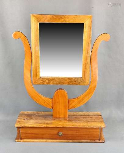 Table psyche, with drawer, lyre-shaped suspension, rectangul...