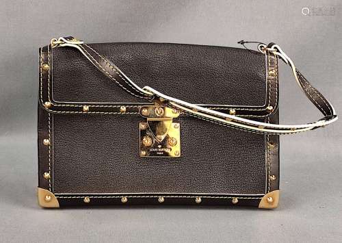 Handbag, Louis Vuitton, "l'Aimable", black leather...