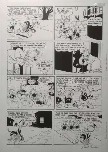 Barks, Carl (1901 Merrill - 2000 Grants Pass) page from comi...