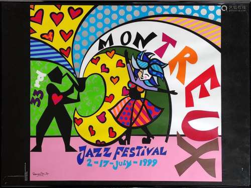 Britto, Romero (1963 Recife) "Jazz Festival Montreux 19...