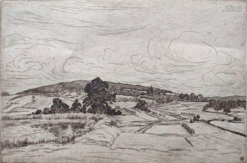 Steininger, Ferdinand (1882 Leipzig - 1959) "Landscape ...