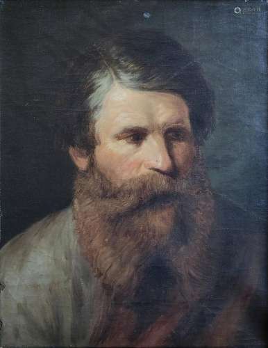 Portraitist (19th century) "Man with Long Beard", ...