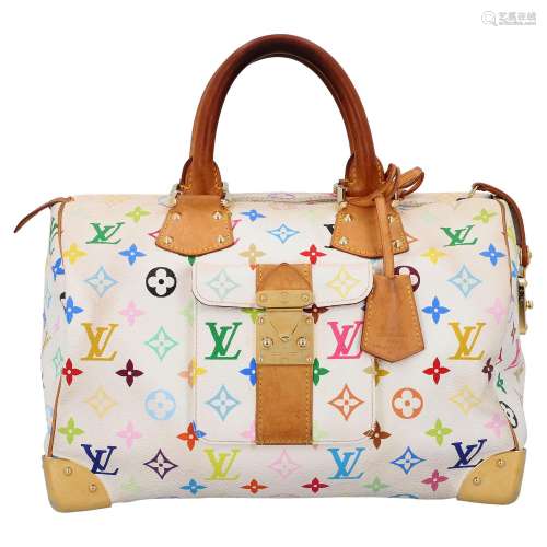 LOUIS VUITTON Handtasche "SPEEDY 30 MULTICOLOR".