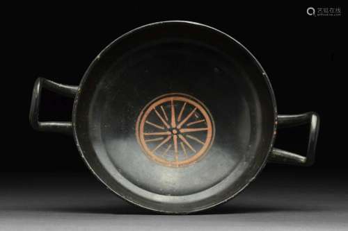 OUTSTANDING LARGE GREEK XENON WARE KYLIX