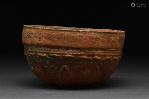 GREEK MEGARIAN MOLD FORMED BOWL