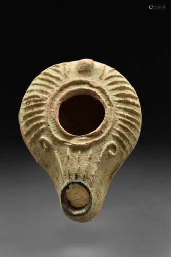 ROMAN TERRACOTTA OIL LAMP