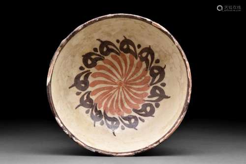 KASHAN GLAZED BOWL