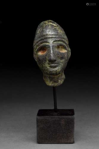 SUMERIAN BRONZE HEAD