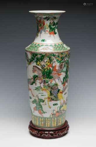 Chinese Wukai vase, Qing dynasty, Kangxi period. First quart...