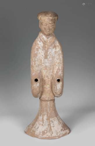 Court Lady. China, Han Dynasty, 206 BC - 220 AD Terracotta.