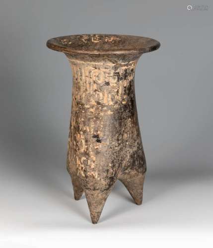 Li-type tripod vessel. China, late Neolithic, 6500-1600 BC)....