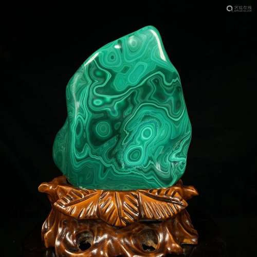 2.2 Kg Superb Design Natural Malachite Original Stone