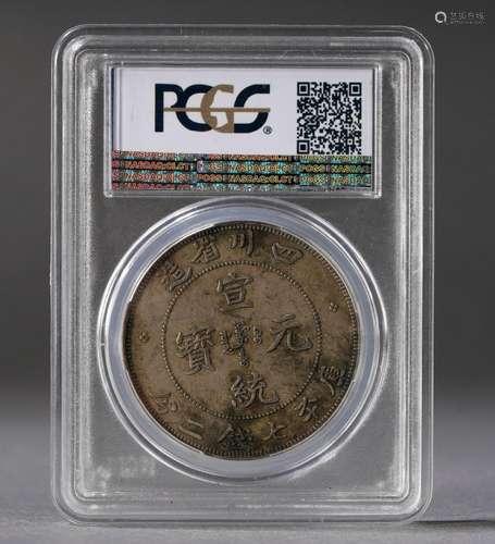 Chinese Silver Coin, Pcgs Graded