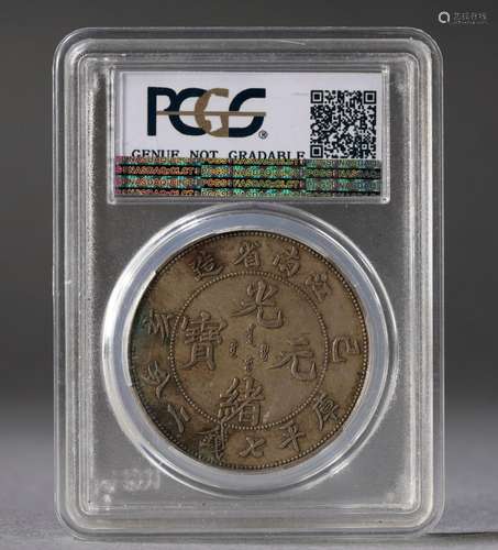 Chinese Silver Coin, Pcgs Graded