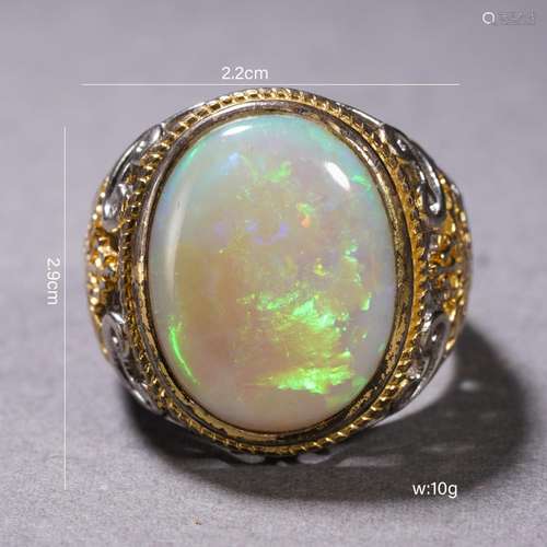 Oval Opal Ring