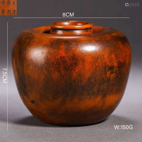 Carved Boxwood Water Coupe