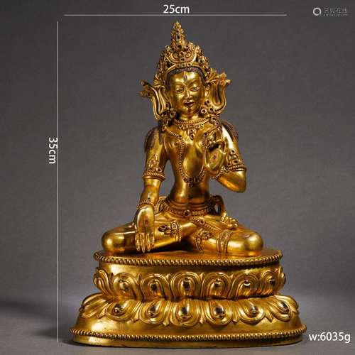 Gilt-Bronze Statue of Shyamtar