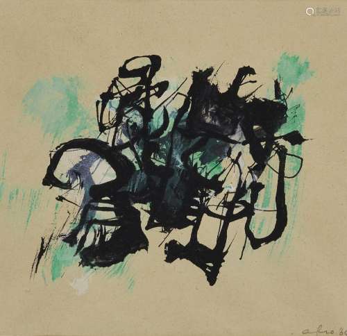 Italian 1912-1976 -  Untitled, 1964;  ink, gouache and mixed...