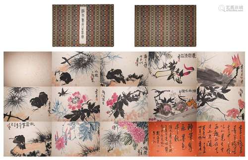 Liu Haisu (1896-1994), Flower Painting Album