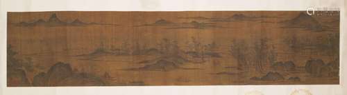 Anonymous, Landscape Painting Hand Scroll