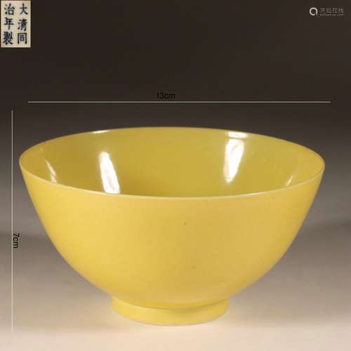 Yellow Glaze Bowl