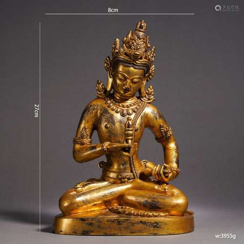 Gilt-Bronze Statue of Vajrasattva